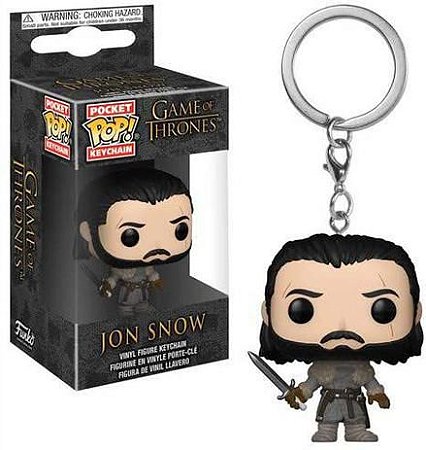 Chaveiro Pocket Pop - Jon Snow - Game of Thrones