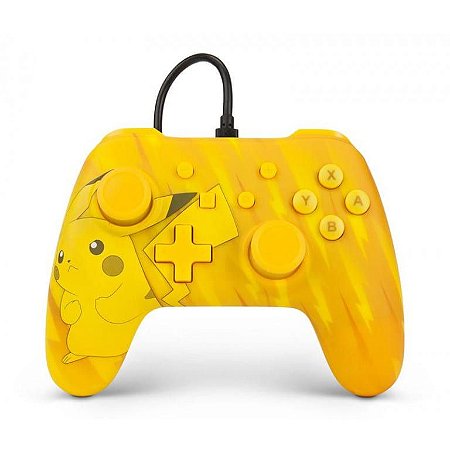 Controle Switch Picachu  Power A - Amarelo