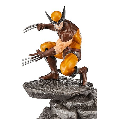 Iron Studios Estátua Wolverine Brown Ver. - X-Men - Marvel Gallery