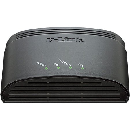 Modem e Roteador D-link DSL-2500 ADSL2 e 1 Porta Lan Fast-ethernet