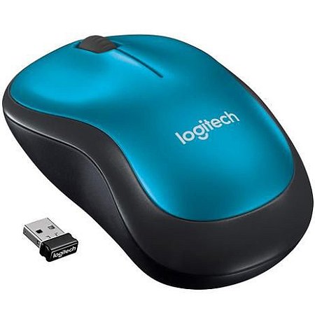 Mouse S/Fio Logitech M185 Azul