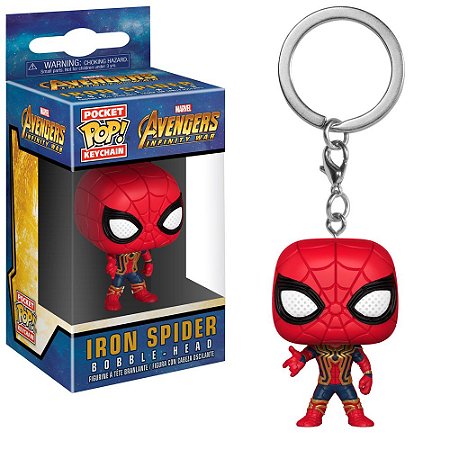 Chaveiro Pocket Pop -Iron Spider - Marvel