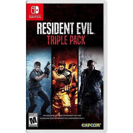 Jogo Resident Evil Triple Pack - Switch