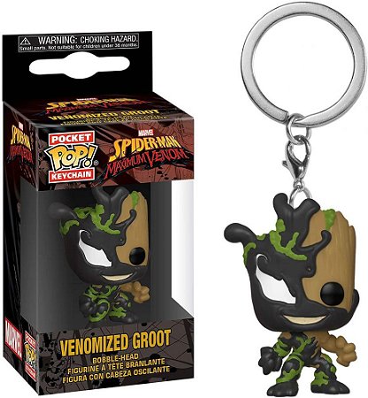 Chaveiro Pocket Pop - Venomized Groot -Marvel