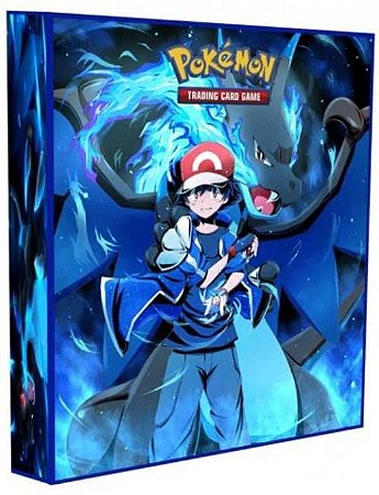 Álbum Pokémon para cards tipo fichário -Charizard Shiny