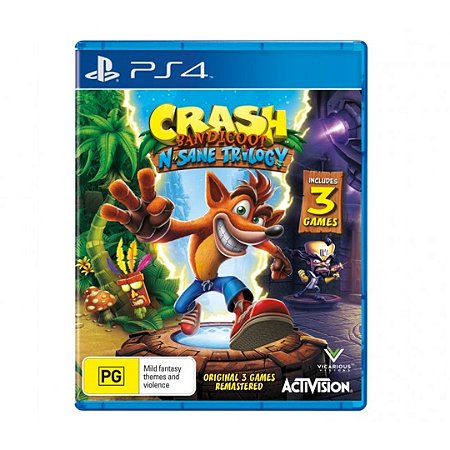 Jogo Crash Bandicoot N. Sane Trilogy - PS4