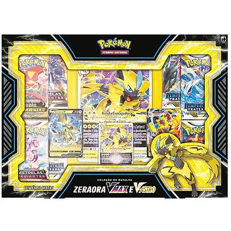 Box Pokemon Zeraora / Deoxys - 52 Cartas