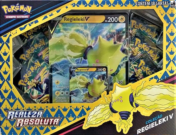 Box Pokémon Regieleki V Realeza Absoluta Copag