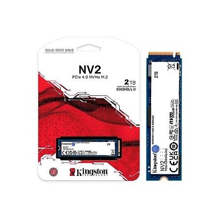 HD SSD NVME 2TB M.2 Kingston  - 3500 MB 4.0