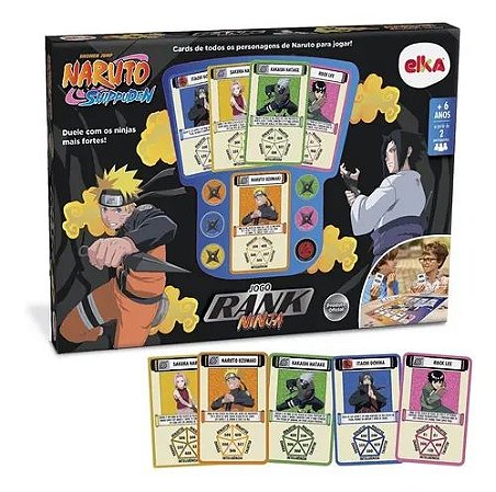 Jogo Tabuleiro Infantil Naruto Shippuden Rank Ninja Original