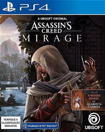 Jogo Assins Creed Mirage - PS4