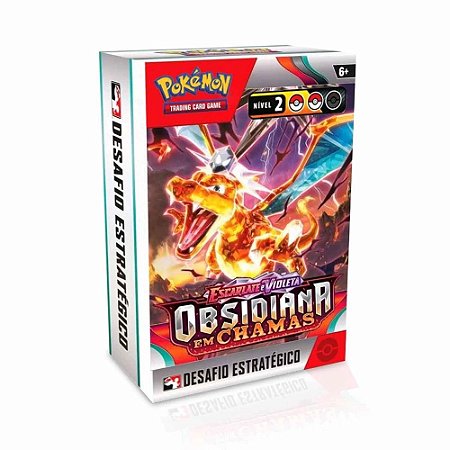 Pokémon EV3 - Box Desafio Estratégico - Obsidiana em chamas - 88 Cartas