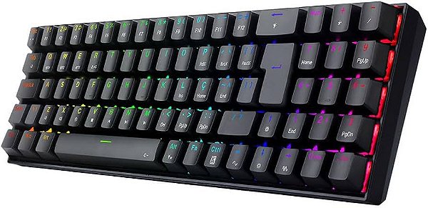 Teclado Redragon Zed Pro RGB - Preto Brown