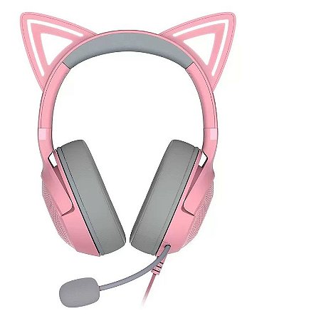 Headset Razer Kraken Kitty V2 - Rosa - RGB