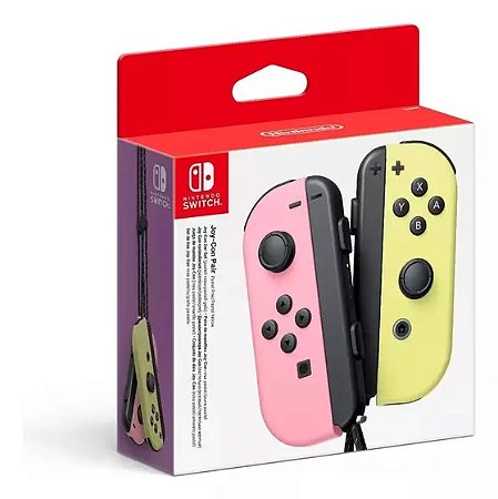 Joy Con Switch Rosa /  Amarelo