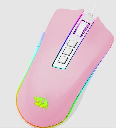 Mouse Gamer Redragon Cobra 12.400 Dpi Rosa