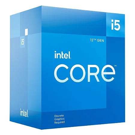Processador i5 - 12400F Core LGA 1700 - 12° Geraça