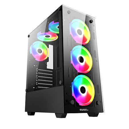 Gabinete Gamer BGI  4 Fan RGB