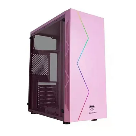 Gabinete Gamer  T-DAGGER  TGC-P03P Rosa