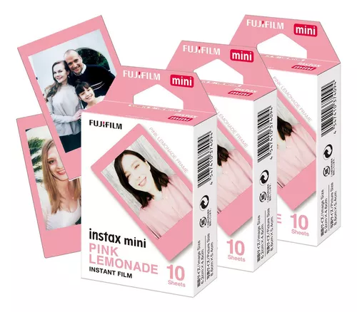 FILME INSTAX MINI PINK LEMONADE 10 FOTOS