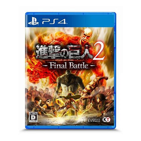 Jogo A.O.T.2 - (Attack on Titan 2) - PS4