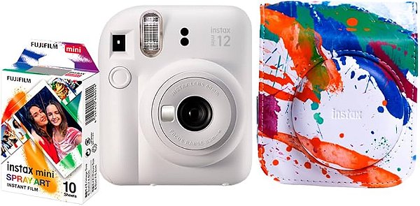 KIT CAMERA INSTAX MINI12 BOLSA BCA ART