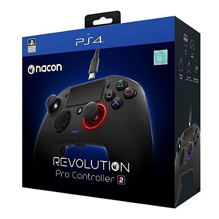 Controle Nacon Revolution PRO V2  (Preto) - PS4