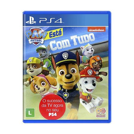 Jogo A Patrulha Canina: Está com Tudo - PS4