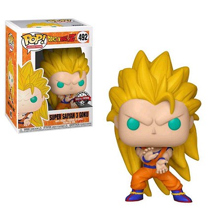 Funko Pop #492 - Super Saiyan 3 Goku - Dragon Ball