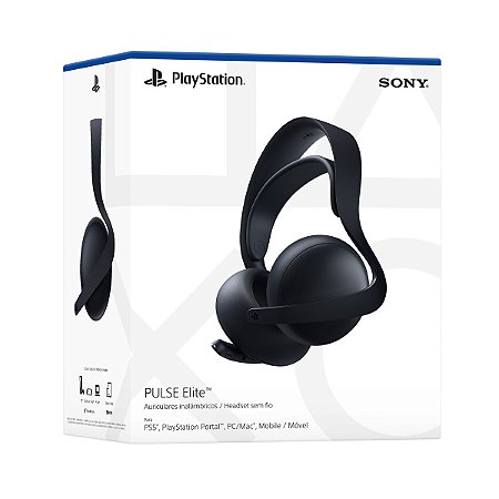 Headset sem fio PS5 - Pulse Elite Black