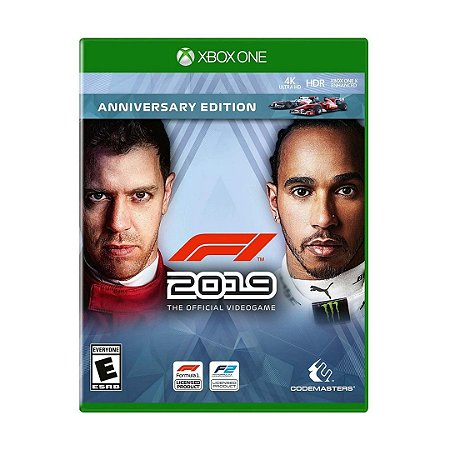 Jogo F1 2019 Anniversary Edition - Xbox One - Jogos Xbox One - Jogos Xbox  Curitiba - Brasil Games - Jogos para PS4 - Jogos para Xbox One - Jogos para  Ps3 -