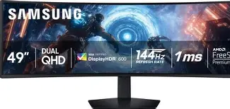 MONITOR SAMSUNG 49 GAMER CURVO ODYSSEY G9 DQHD VA 144HZ 1MS DCI92 HDR10 1000R AJ ALT, F-SYNC PREMIUM PRO, LS49FG910ELXZD