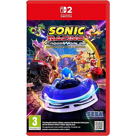 JOGO SWITCH 2 SONIC RACING CROSS WORLDS