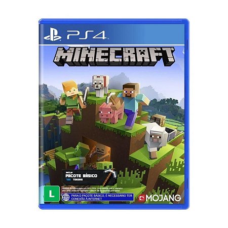 Jogo Minecraft (pacote básico) -  PS4