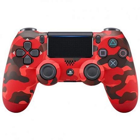 Controle Dualshock 4 PS4 Camuflado Vermelho - Sony