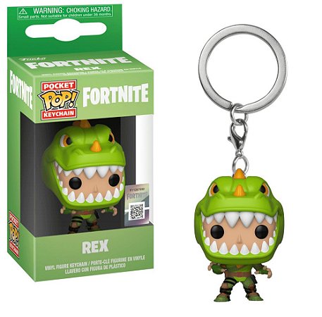 Chaveiro Pocket Pop - Rex - Fortnite