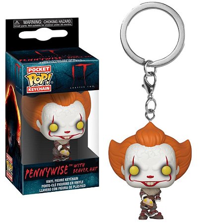 Chaveiro Pocket Pop - Pennywise (Beaver Hat) - IT