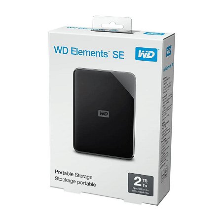 HD Externo 2TB USB 3.0 WD Elements SE