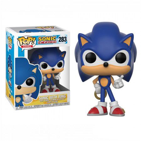 Boneco Funko Sonic the Hedgehog #283 - Sonic with Ring