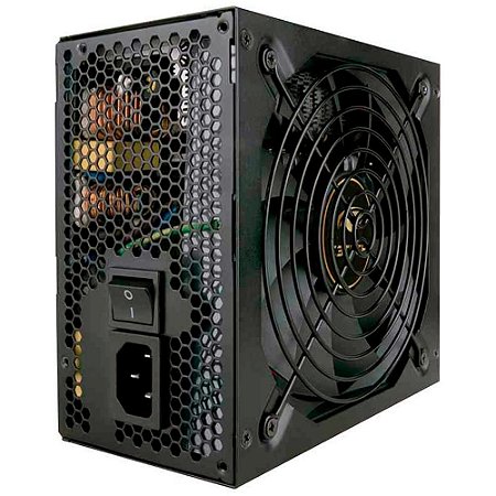 Fonte C3Tech PS-G600B, 600W, 80 Plus Bronze