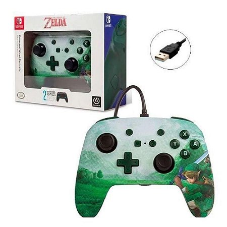 Controle Switch Zelda Verde - Power A