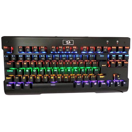 Teclado Mecânico Gamer Redragon Visnu - Rainbow (PT - K561R-1) - Blue