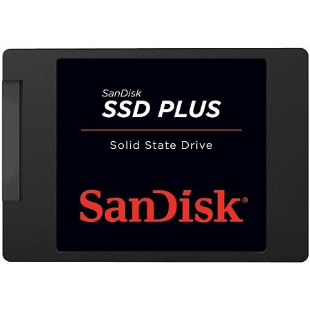 HD SSD 240GB Sandisk Plus SATA Leitura 530MB/s - G26