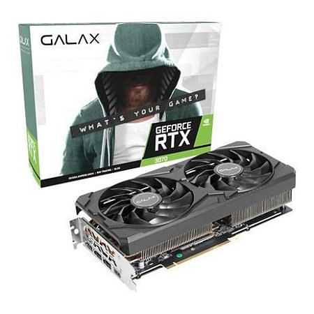 Placa de Vídeo Geforce RTX 3070 Galax 8GB SG DDR6 256 Bits