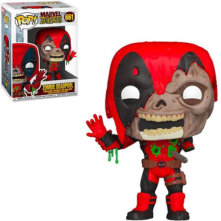 Boneco Funko Pop Marvel Zombies #661 - Zombie Deadpool