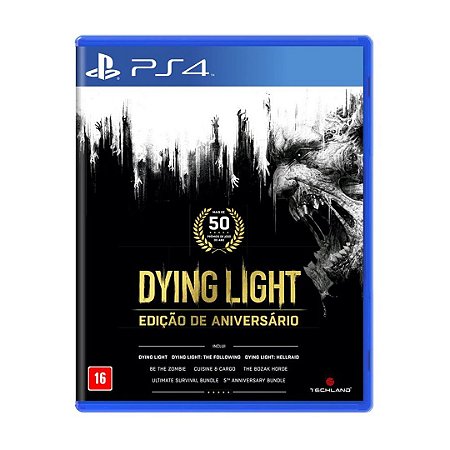 Jogo Dying Light (Edição de Aniversário) - PS4 - Brasil Games - Console PS5  - Jogos para PS4 - Jogos para Xbox One - Jogos par Nintendo Switch -  Cartões PSN - PC Gamer