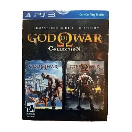 Jogo God of War Remastered Collection - PS3 (Cartela)