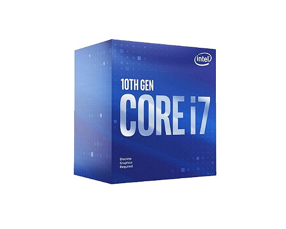 Processador Intel Core i7-10700F, Cache 16MB, 2.9GHz, LGA 1200