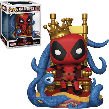 Boneco Funko Pop King Deadpool #724 - Marvel