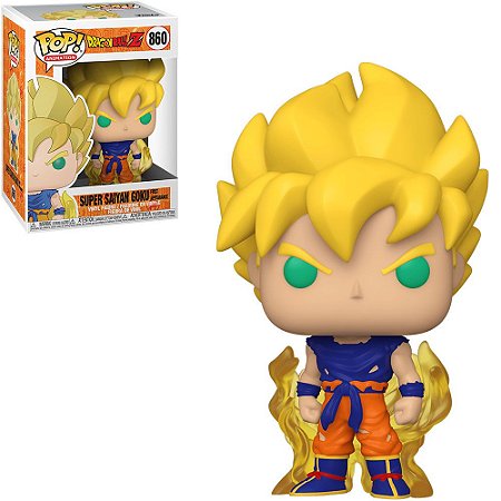 Boneco Funko Super Saiyan Goku #860 - Dragon Ball Z